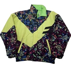 Obermeyer Vintage Ski Jacket 80's 90's Insulated Fresh Prince Style Teen Size 16